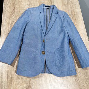 Boys Linen Jacket - Blue - Size 5